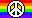 Rainbow Peace Pride Flag